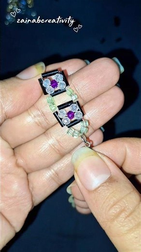 DIY Beaded Charm ✨ Handmade Jewelry Idea! #shorts