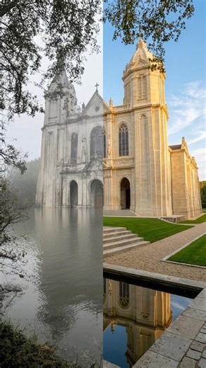 Flooded Cathedral Restoration Timelapse