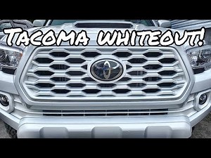 How to Paint Toyota Tacoma Grill (2021 TRD Sport)