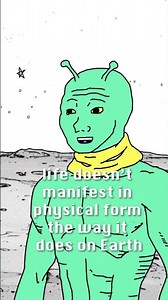 An alien explaining where it comes from