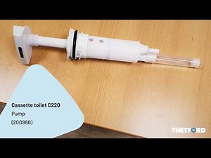 C220 | Pump (200980) Replacement | Cassette Toilet | THETFORD repair instructions