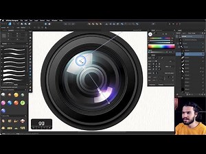 Camera Lens in Vector on Affinity Designer DESKTOP