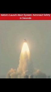 NASA tested the Max Launch Abort System, designed to keep astronauts safe during emergencies at launch. This incredible system can shoot the crew capsule away from a rocket in seconds if something goes wrong, ensuring they land safely. Safety first in space exploration! 🌌✨ 📹 Video credit: NASA / Gary Banziger #NASA #SpaceSafety #LaunchAbortSystem #OrionSpacecraft #AstronautSafety #SpaceExploration #RocketLaunch #PadAbortTest #FutureOfSpace #STEM | Space views