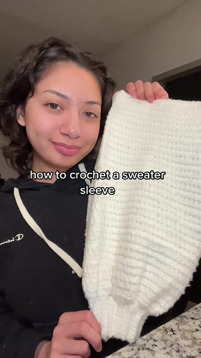 Crochet Sleeves Tutorial for Sweater