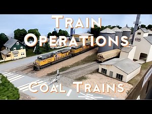 Coal Train Operations on the Geneva Sub - Model Train Layout Built for Ops & Realism. S2020E25