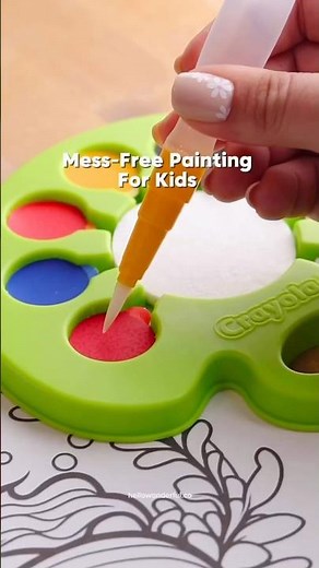 Mess Free Paining - Crayola Pop and Paint Review 🎨
