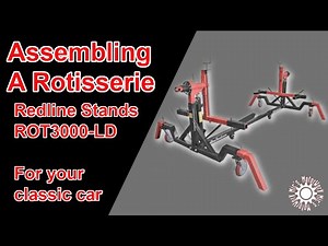 Assembling Your First Automotive Rotisserie? | Redline Stands ROT3000-LD for your Classic Ride