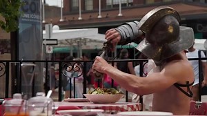 Gladiators invade Ottawa: Fact LV Gladiators were mainly vegetarian. | Canadian War Museum