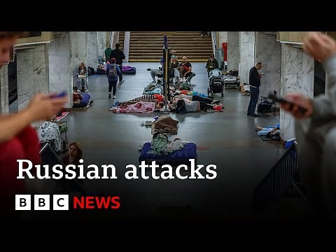 Russia launches massive overnight attack on Ukraine | BBC News