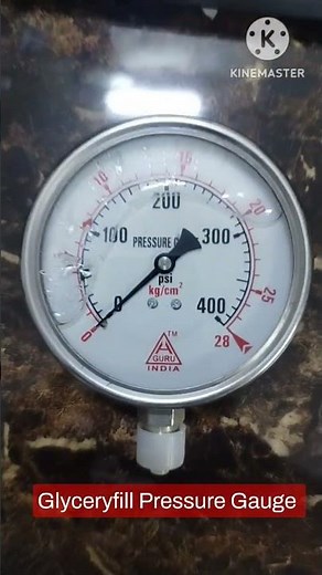 Pressure Gauge I Glycerine Fill Pressure Gauge I 4 Inches Dial/Analog Pressure Guage