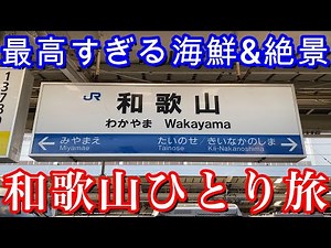 [Day Trip] Delicious seafood in front of Wakayama Station and spectacular views of the city were ...