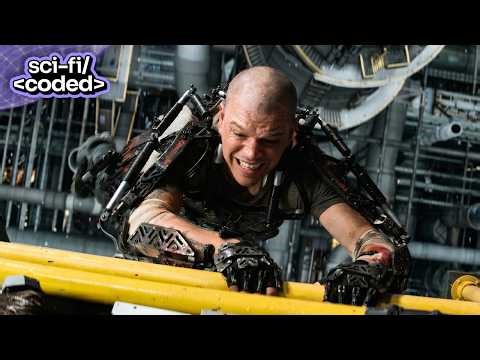 elysium (2013) - max vs kruger exoskeleton duel is literally peak sci-fi action energy