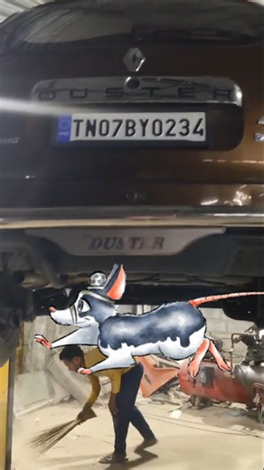 Sha Custom Paints on Instagram: "Renault Duster 🛡️ | Rat Problem Permanently Solved This Renault Duster came all the way from Chennai after facing repeated issues due to rat damage. After installing our professional rat mesh, the problem is completely solved ✅ No more wire cuts, no more worries — just safe and stress-free driving 🚙✨ #RenaultDuster #RatMeshInstallation #RatProtection #CarSafety #ShaCustomPaints"