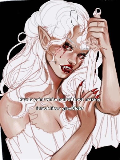 Tips for Perfecting White Hair in Art