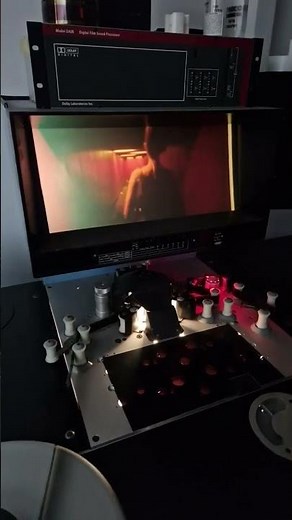 Gaspar Noé's 2002 film, 'Irreversible' on our Steenbeck! #shorts