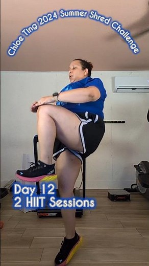Day 57 (8/17/25) Fitness Journey | Chloe Ting Back-to-Back HIIT