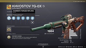 Destiny 2 Exotic Khvostov 7G-0X guide: How to get the key for the final chest