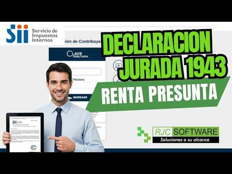 Como Generar la DJ 1943 de Renta Presunta con Software de Contabilidad simplificada de Rjc