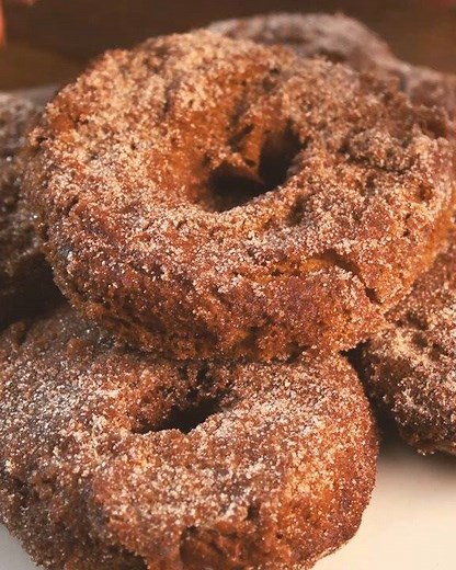 There's no better way to welcome fall than with homemade Apple Cider Doughnuts. Get the recipe: https://trib.al/Hfu7M0s | Southern Living