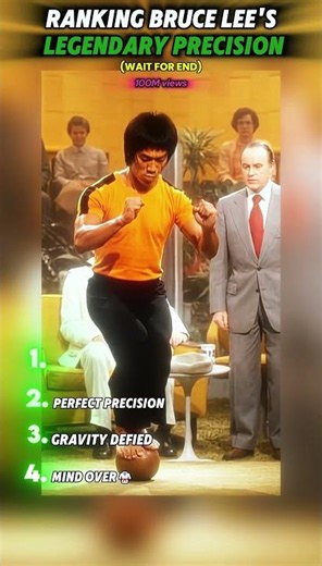 Bruce Lee's Legendary Precision 🐉 | The Martial Arts Master #Shorts