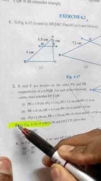 CLASS 10th | TRIANGLE (NCERT + PYQ) || Most Important Questions #class10 #maths #shorts