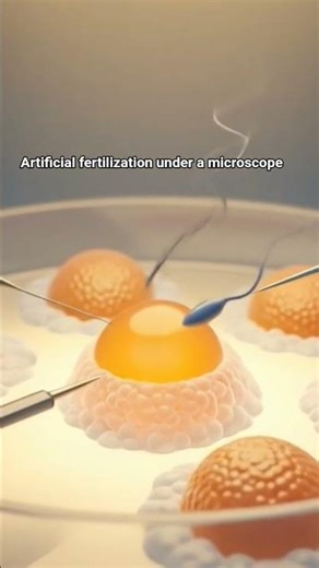 artificial fertilization under a microscope|human anatomy art