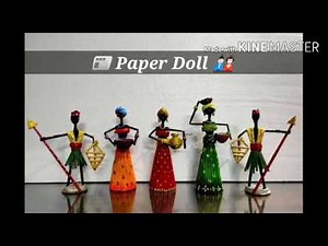 African paper doll