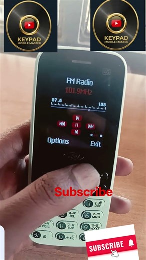 How to play FM radio in Keypad Mobile #shorts