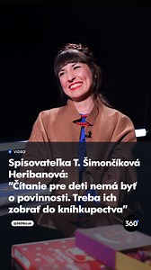 Spisovateľka T. Šimončíková Heribanová: “Čítanie pre deti nemá byť o povinnosti. Treba ich zobrať do kníhkupectva” ➡ Pozrite si celý rozhovor na 360tka.sk #360tka #DenisaHopkova #deti #knihy #citanie #umenie | 360tka.sk