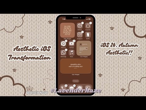 iOS 26, Autumn Customisation ༄˖°.🍂.ೃ࿔