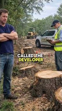 They Cut My Trees for Their Road — The County Fined Them