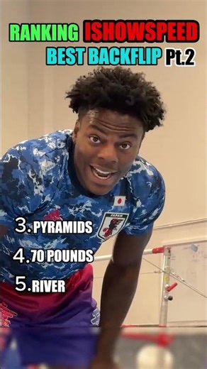 iShowSpeed’s CRAZIEST Backflips Ever Pt. 2 🤯 #ishowspeed