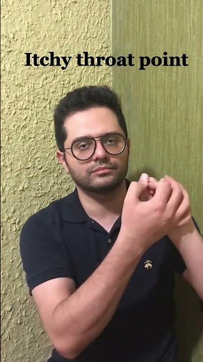 Health Hacks: Itchy throat acupressure relief 😮‍💨