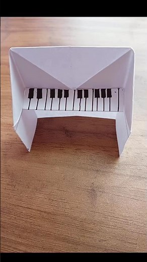 DIY Paper Piano| Origami Piano #craft #trending #shorts #piano