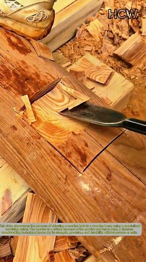 Perfect Mortise Chiseling: The Foundation of Classic Woodworking.