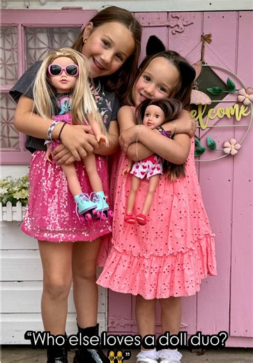 ✨ Big sister, little sister, and their perfect dolls ✨ Our girls can’t get enough of the new @Designafriend range 💕 From dress-up to endless adventures, these dolls are sparking so much imagination (and giggles too!) 🥰 Available now at @argos 💖 #SiblingGoals #SiblingSquad #toyunboxingfyp #DollPlay