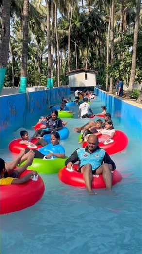 Viral Lazy Sleeping Swimming Pool🤩 Crazy River 🤯 #shorts #viral #trending #new