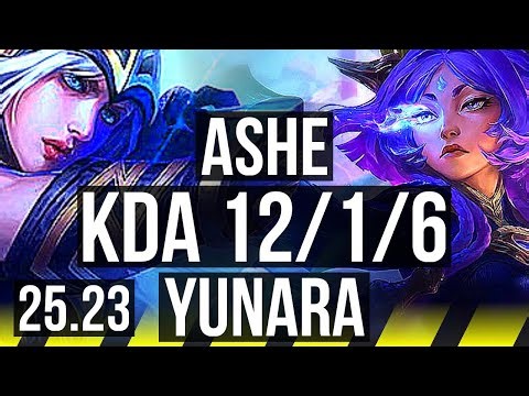 ASHE & Braum vs YUNARA & Lulu (ADC) | Legendary | KR Master | 25.23