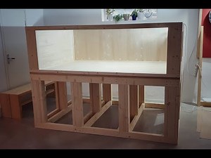 Building a 1800 litre (475 gallon) plywood aquarium