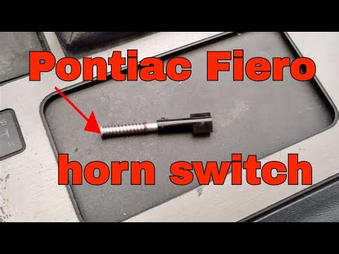 pontiac fiero horn button fix