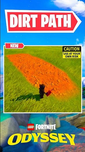 Finally! How to get Dirt Paths Again! in LEGO Fortnite (Until it Gets Patched)