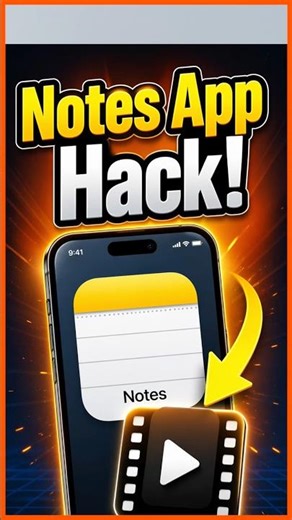 How to Save Videos in Notes App on iPhone #notesapp