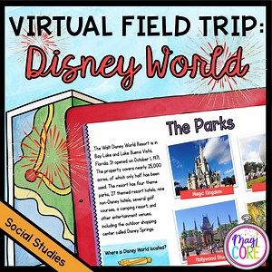 Disney World Magic Kingdom Virtual Field Trip Digital Resource Activity