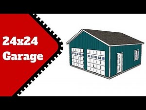 24x24 Double Garage Plans