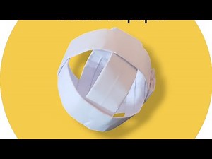 Cómo hacer una pelota de papel