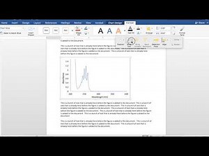 Adding captions to figures in Microsoft Word