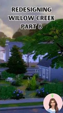 Building a Library Shed & Veggie Garden at Bargain Bend ✨ | Redesigning Willow Creek Part 8 #sims4