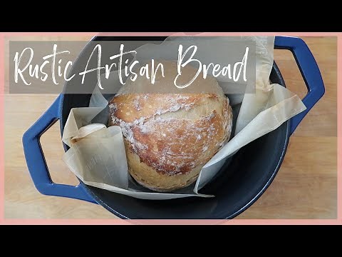 Easy Homemade Bread | Rustic Dutch Oven Bread | No Knead Bread
