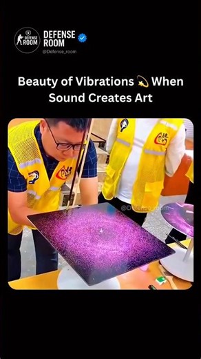 Particles Form Perfect Shapes When Sound Hits the Plate 😱🎶