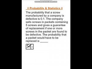 Probability and Statistics - Binomial Distribution Video Lecture | Engineering Mathematics - Engineering Mathematics
